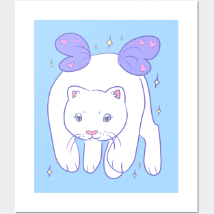 Cute Fairy Cat Posters and Art